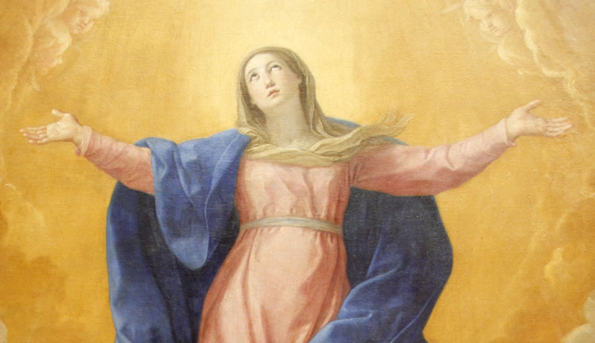 La Asunción de la Virgen María, Guido Reni, Alte Pinakothek (Pinacoteca Antigua), Munich, Alemania.