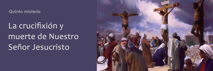 La crucifixión y muerte de Jesús